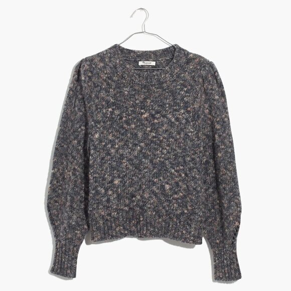 Pleat Shoulder Pullover Sweater - Picture 4 of 5